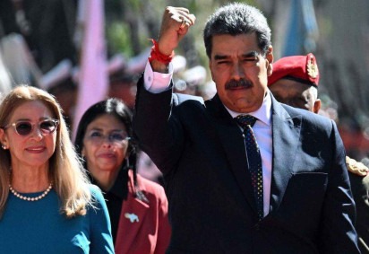 'Não conseguiram impedir essa inauguração constitucional e essa é uma grande vitória venezuelana ', disse Maduro, durante a cerimônia de posse -  (crédito: Reuters)