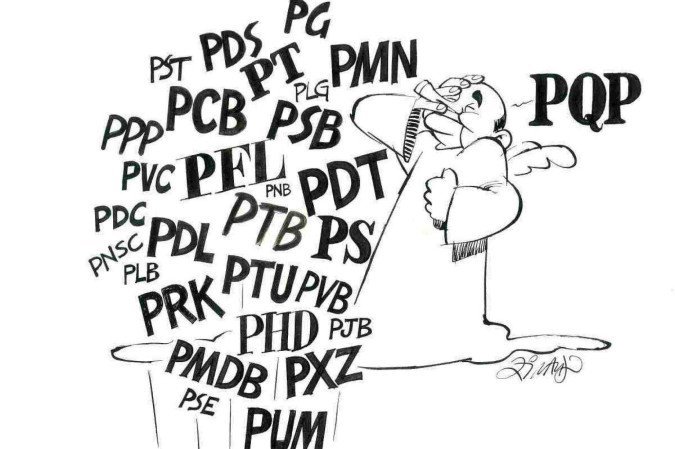 Ziraldo produziu dezenas de charges tendo Brasília e seus personagens como  tema