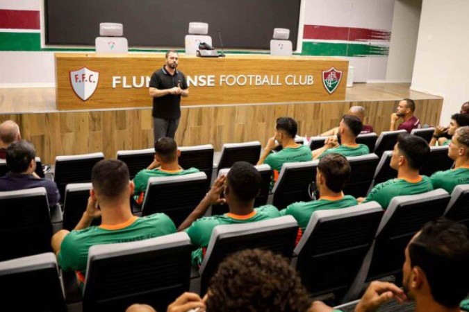 Elenco principal do Fluminense se reapresentou na última quarta-feira (8) -  (crédito: Foto: Divulgação/Fluminense )