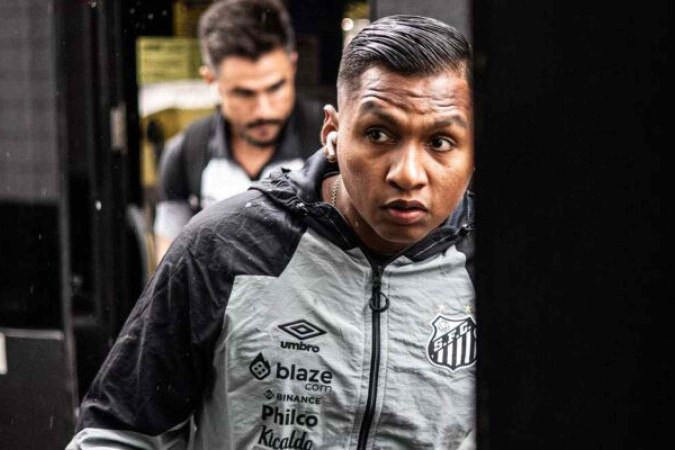 Morelos deve ser emprestado novamente ao Atlético Nacional -  (crédito: Foto: Raul Baretta/Santos)