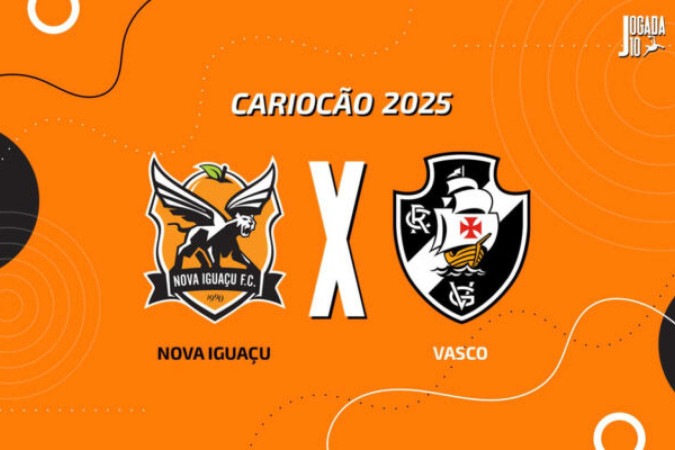 Nova Iguaçu x Vasco se enfrentam na abertura do Campeonato Carioca 2025 -  (crédito: Arte: Jogada10)