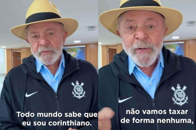 Lula desmente fake news sobre taxação de PIX e faz doação para o Corinthians  -  (crédito: Reprodução/Redes sociais @lulaoficial)