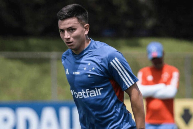 Barreal é um dos alvos do Santos nesta janela -  (crédito: Foto: Gustavo Aleixo/Cruzeiro)