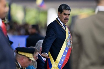 Maduro fechou a fronteira com o Brasil nesta sexta: casos emergenciais são atendidos pela embaixada -  (crédito: Juan Barreto/AFP)