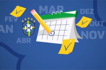 Divulgado em novembro, o calendário do futebol brasileiro vai até 21 de dezembro em 2025 -  (crédito: Lucas Figueiredo/CBF (20.08.2020))