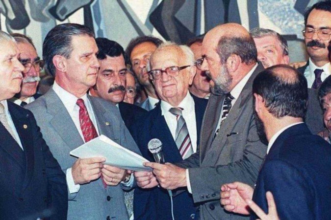  Morre o jurista Marcello Lavenère Machado – ex-presidente da OAB e autor do pedido de impeachment de Collor.  -  (crédito: Lula Marques/Agencia Brasil)