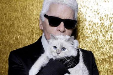  Karl Lagerfeld -  (crédito: Redes sociais/Reprodução)