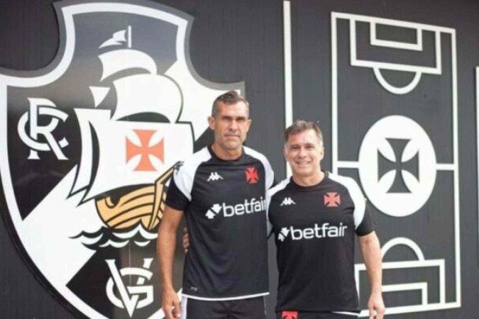 Luisinho Quintanilha e Bruno Lazaroni chegam para a comissão técnica do Vasco -  (crédito: Foto: Matheus Lima/Vasco)
