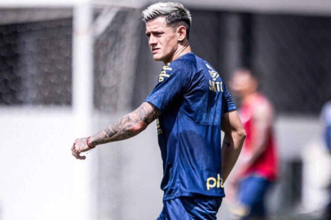 Leo Godoy é um dos reforços que já podem atuar na primeira rodada do Campeonato Paulista - (crédito: Foto: Divulgação/Santos FC) Leo Godoy é um dos reforços que já podem atuar na primeira rodada do Campeonato Paulista - (crédito: Foto: Divulgação/Santos FC)