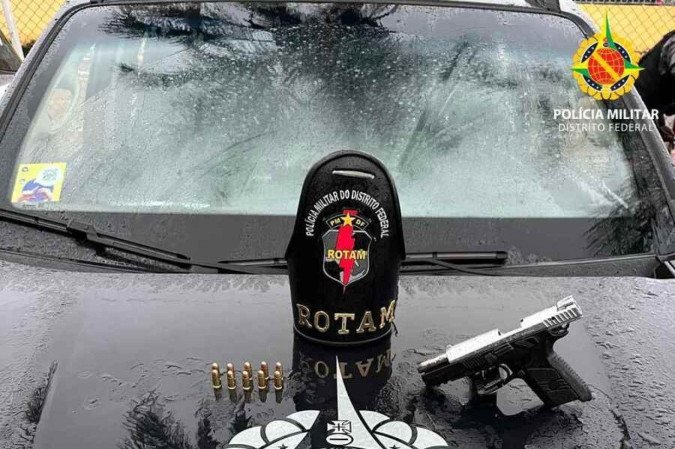 Os militares realizavam patrulhamento da região quando abordaram os suspeitos - (crédito: PMDF) Os militares realizavam patrulhamento da região quando abordaram os suspeitos - (crédito: PMDF)