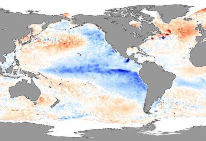 La Nina     -  (crédito: NASA Earth Observatory) -La Nina     -  (crédito: NASA Earth Observatory)