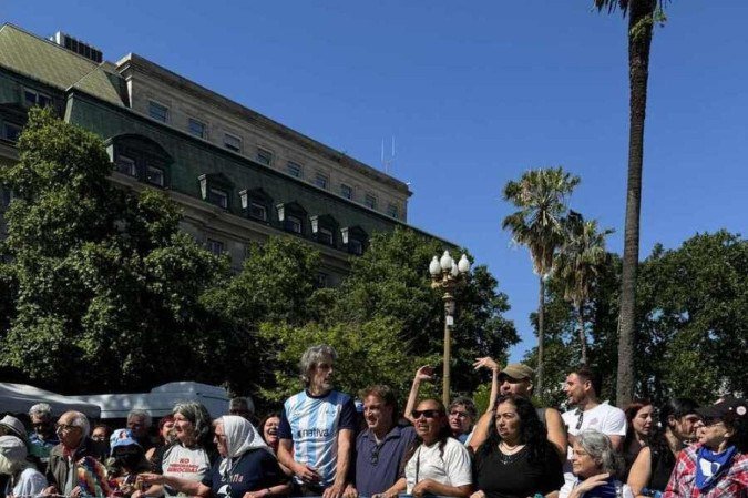 A Plaza de Mayo é palco de manifestações contra o desemprego e o governo atual
