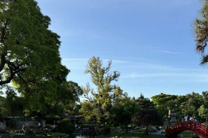 O Jardim Japonês é palco para muitos ensaios e pedidos de casamento em Buenos Aires