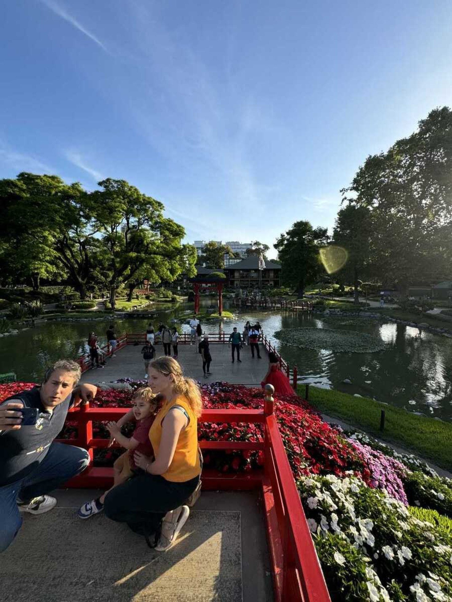 O Jardim Japonês é palco para muitos ensaios e pedidos de casamento em Buenos Aires