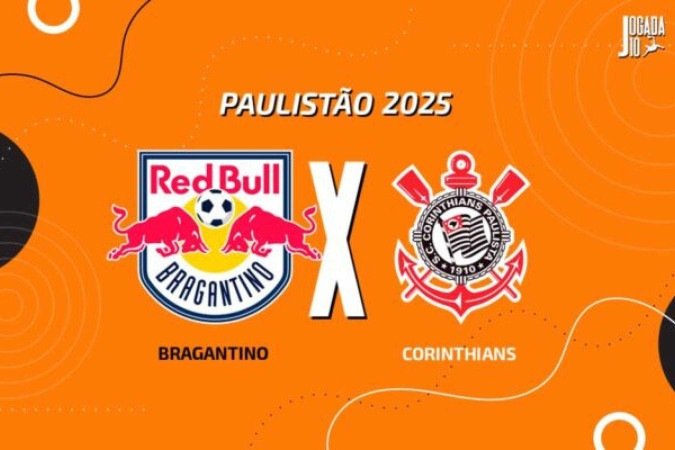 RB Bragantino e Corinthians se enfrentam pela primeira rodada do Paulistão - (crédito: Foto: Arte/Jogada10) RB Bragantino e Corinthians se enfrentam pela primeira rodada do Paulistão - (crédito: Foto: Arte/Jogada10)