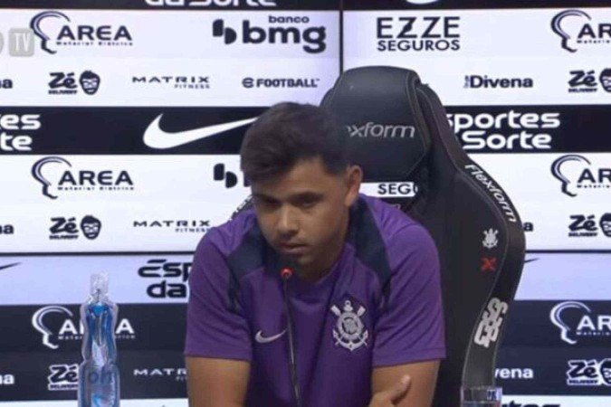Romero estendeu o seu vínculo com o Corinthians até o final de 2025 - (crédito: Foto: Reprodução/TV Corinthians) Romero estendeu o seu vínculo com o Corinthians até o final de 2025 - (crédito: Foto: Reprodução/TV Corinthians)