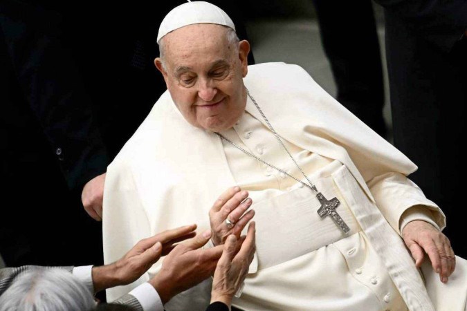 A saúde do líder religioso de 87 anos vem preocupando fiéis há algum tempo -  (crédito: Filippo MONTEFORTE / AFP)