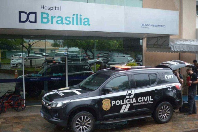 Uma enfermeira do Hospital Brasília está entre as vítimas do delegado 
