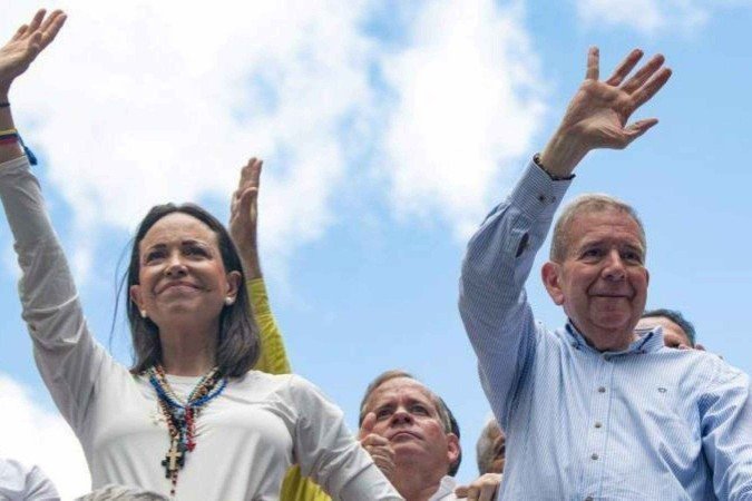 Ano de 2002 marcou os protestos que despertaram maior mobilização na Venezuela desde a chegada de Hugo Chávez ao poder - (crédito: Getty Images) Ano de 2002 marcou os protestos que despertaram maior mobilização na Venezuela desde a chegada de Hugo Chávez ao poder - (crédito: Getty Images)