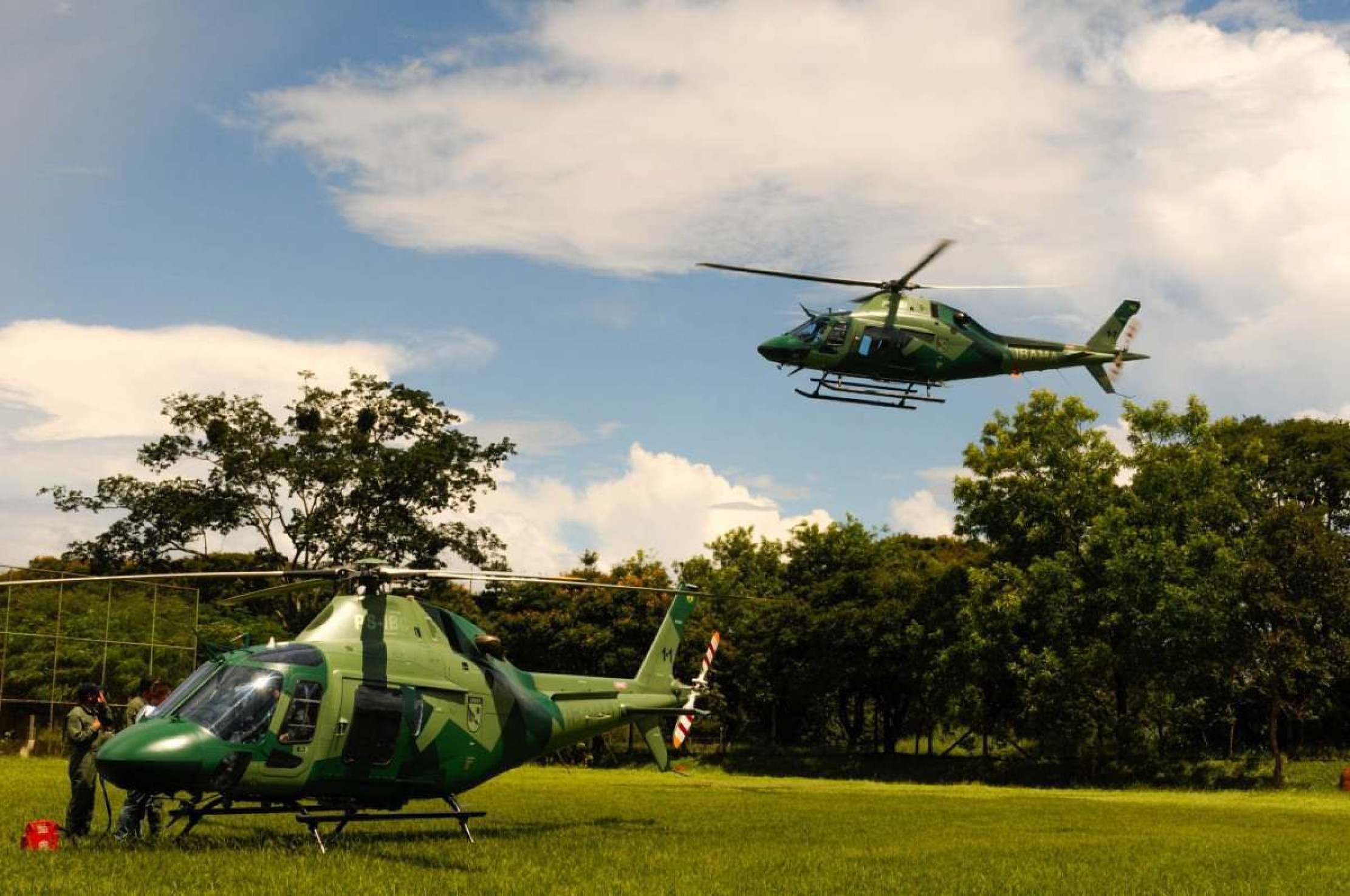 Sete helicópteros são entregues ao Ibama nesta quinta-feira (16/01)