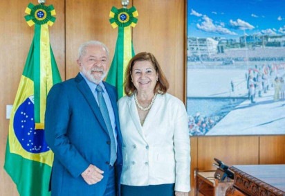 A embaixadora do Brasil em Washington, Maria Luiza Viotti, representará o país na posse do presidente eleito dos Estados Unidos 
 -  (crédito: Ricardo Stuckert / PR)