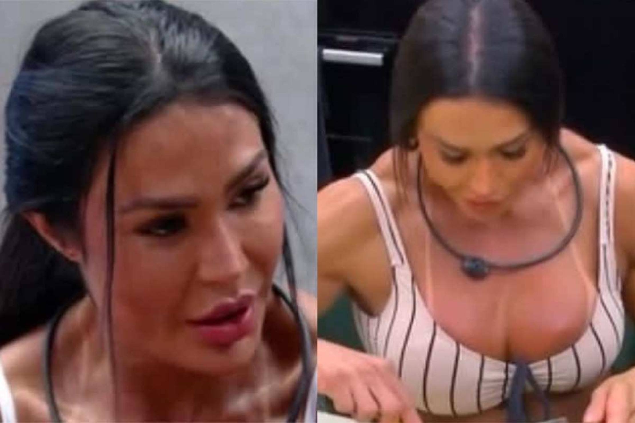 Gracyanne diz que passou mal após refeições no 'BBB 25'