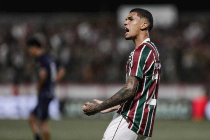 Kauã Elias comemora gol contra o Maricá - (crédito: LUCAS MERÇON / FLUMINENSE F.C.) Kauã Elias comemora gol contra o Maricá - (crédito: LUCAS MERÇON / FLUMINENSE F.C.)