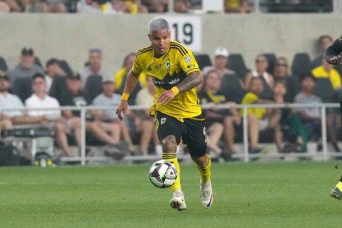COLUMBUS, OHIO - AUGUST 25: Cucho Hernandez #9 of the Columbus Crew in action during the Leagues Cup 2024 Final against the Los Angeles FC at Lower.com Field on August 25, 2024 in Columbus, Ohio. (Photo by Jason Mowry/Getty Images)
- (crédito: Getty Images) COLUMBUS, OHIO - AUGUST 25: Cucho Hernandez #9 of the Columbus Crew in action during the Leagues Cup 2024 Final against the Los Angeles FC at Lower.com Field on August 25, 2024 in Columbus, Ohio. (Photo by Jason Mowry/Getty Images)
- (crédito: Getty Images)