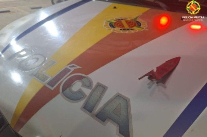 Prisão ocorreu durante patrulhamento da Polícia Militar do Distrito Federal (PMDF) - (crédito: PMDF) Prisão ocorreu durante patrulhamento da Polícia Militar do Distrito Federal (PMDF) - (crédito: PMDF)