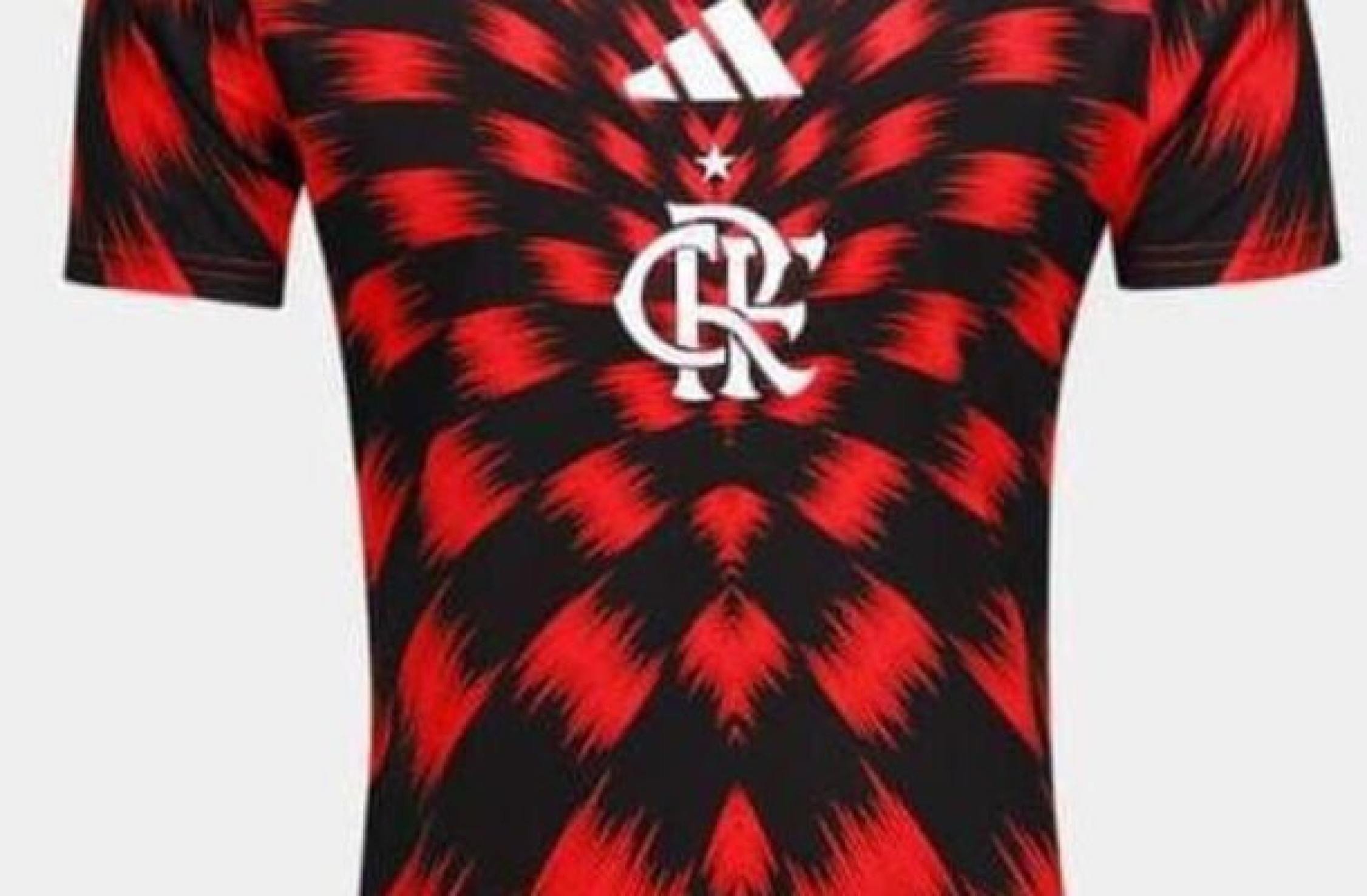 Nova camisa pré-jogo do Flamengo para 2025 causa polêmica; veja