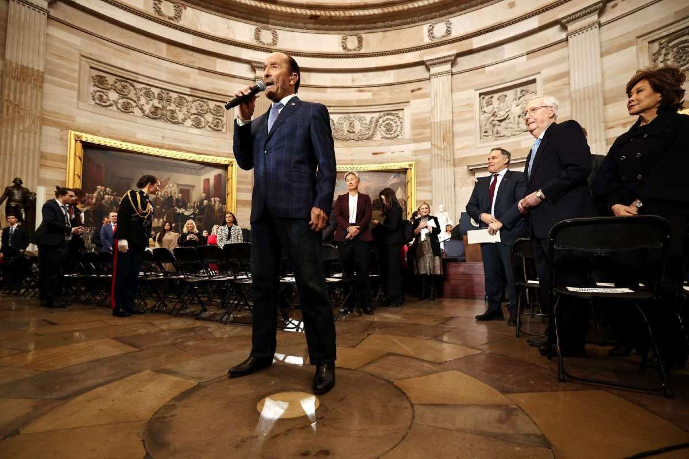 Lee Greenwood, uma das atrações da cerimônia 