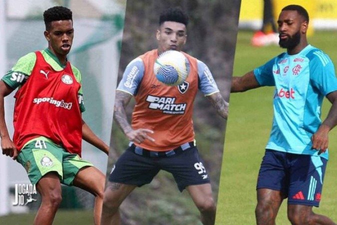 Estêvão, Jesus e Gerson, agora, estão mais valorrizados  -  (crédito:  Marcelo Caitano)
