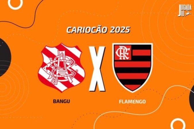 Bangu x Flamengo - (crédito: Foto: Arte jogada10) Bangu x Flamengo - (crédito: Foto: Arte jogada10)