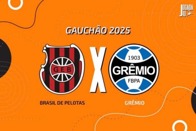 Grêmio vai iniciar sua trajetória em busca do octacampeonato estadual em confronto com o Brasil de Pelotas - (crédito: Foto: Arte / Jogada10) Grêmio vai iniciar sua trajetória em busca do octacampeonato estadual em confronto com o Brasil de Pelotas - (crédito: Foto: Arte / Jogada10)