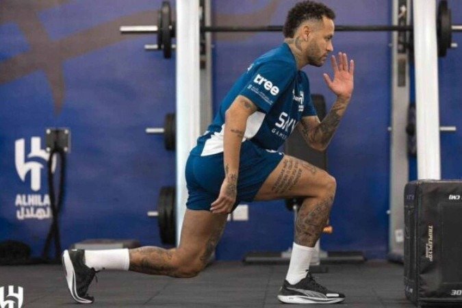 Neymar já está completamente recuperado da lesão muscular do ano ado - (crédito: Foto: Divulgação/Al-Hilal) Neymar já está completamente recuperado da lesão muscular do ano ado - (crédito: Foto: Divulgação/Al-Hilal)