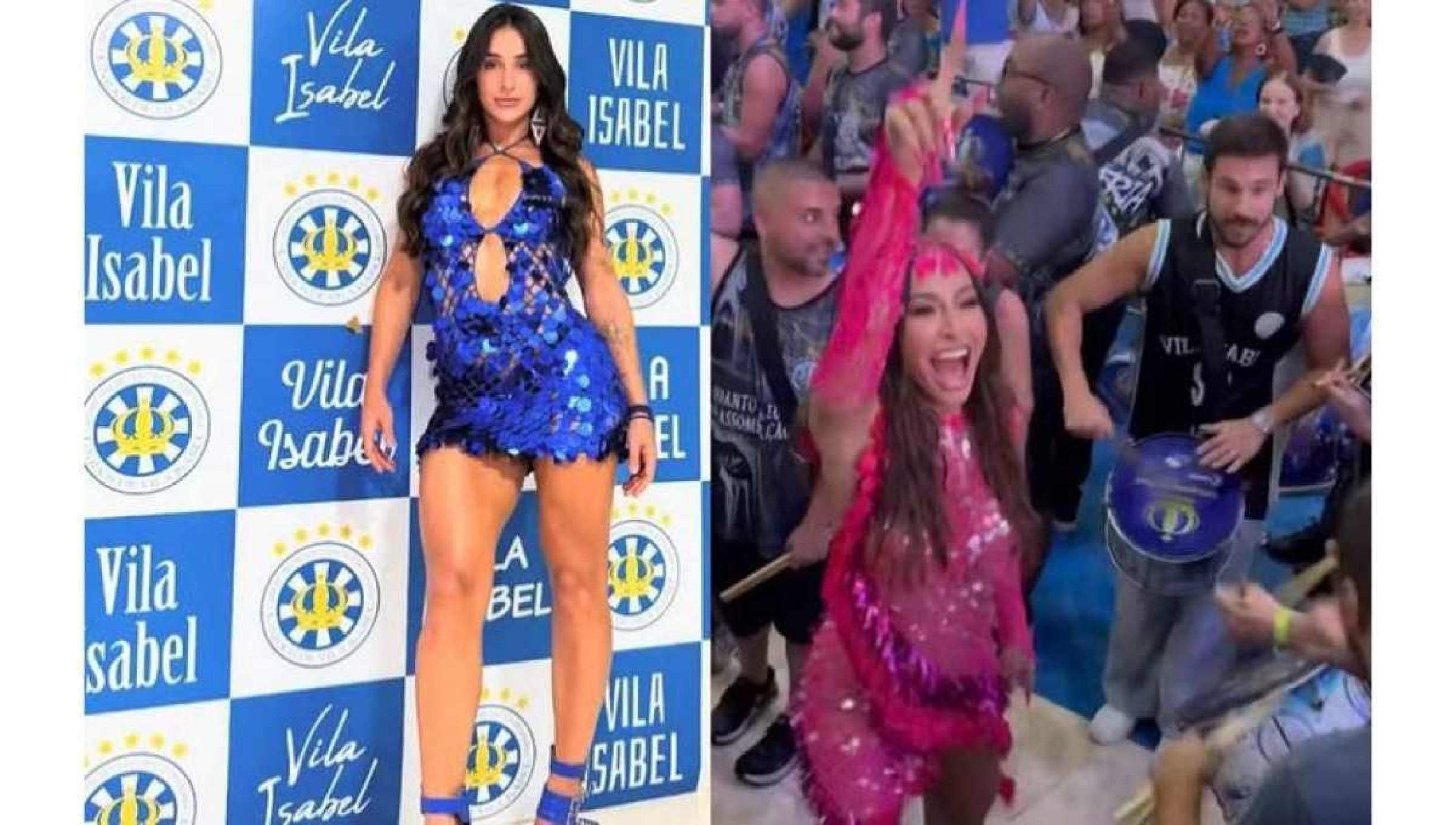 Luiza Caldi esbarra com Sabrina Sato e Nicolas Prattes