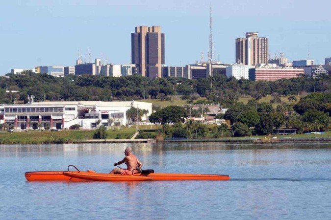 O Parque Ecologico Peninsula Sul proporciona uma vista privilegiada do Lago Paranoá