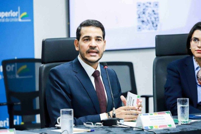 Jorge Messias, AGU, defende ação do governo no STF -  (crédito:  Emanuelle Sena/AscomAGU)