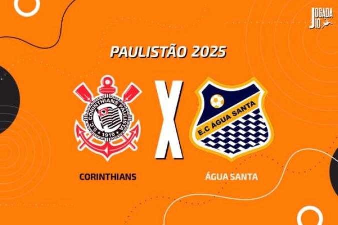 Corinthians espera conseguir mais um bom resultado no Paulistão. Nesta 4ª, enfrenta o Água Santa -  (crédito: Foto: Arte Jogada10)