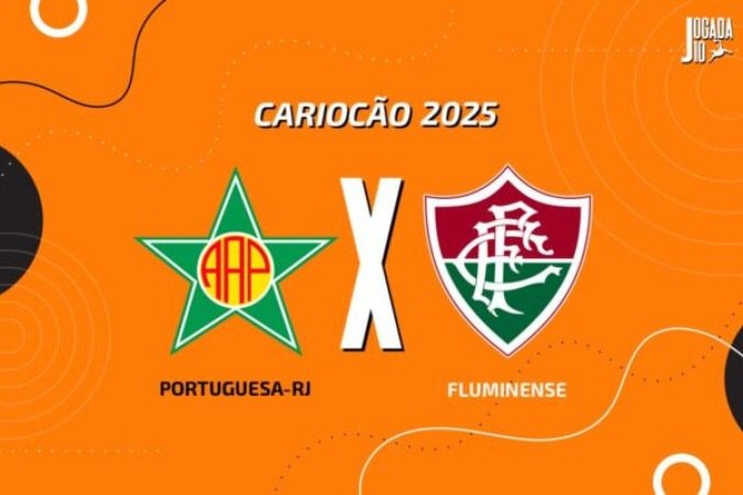 Portuguesa e Fluminense se enfrentam pela 4ª rodada do Carioca no Luso-Brasileiro - (crédito: Foto: Arte/Jogada10) Portuguesa e Fluminense se enfrentam pela 4ª rodada do Carioca no Luso-Brasileiro - (crédito: Foto: Arte/Jogada10)