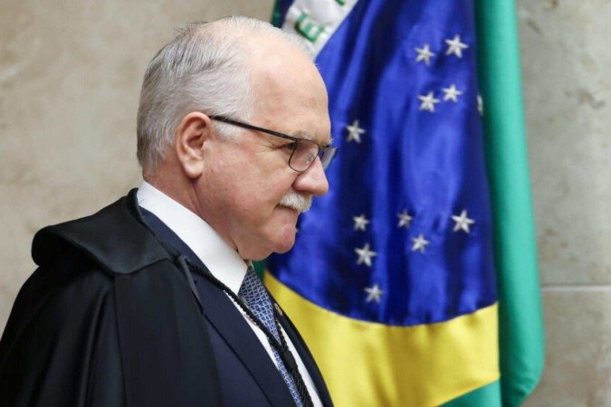 Ministro Edson Fachin durante sess..o plen..ria do STF. Foto: Andressa Anholete/STF
- (crédito: Andressa Anholete) Ministro Edson Fachin durante sess..o plen..ria do STF. Foto: Andressa Anholete/STF
- (crédito: Andressa Anholete)