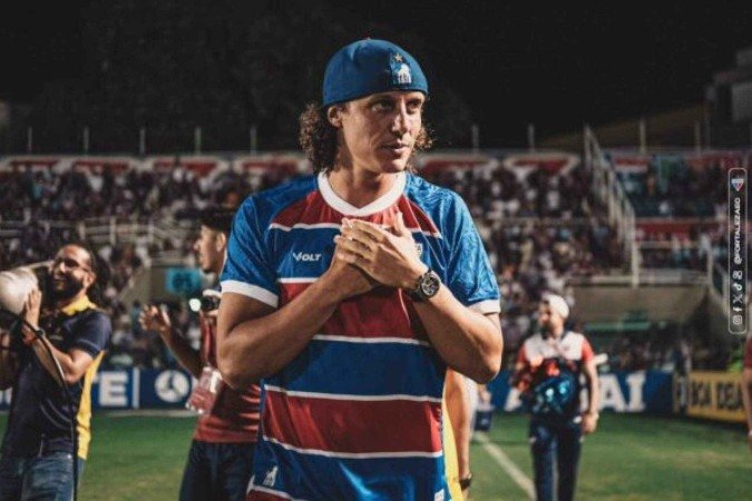 David Luiz é apresentado à torcida do Laion - (crédito: Foto: Mateus Lotif/FEC) David Luiz é apresentado à torcida do Laion - (crédito: Foto: Mateus Lotif/FEC)