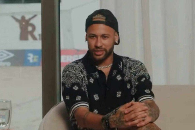 Neymar em entrevista com o Romário - (crédito: Reprodução/ Youtube Romário TV) Neymar em entrevista com o Romário - (crédito: Reprodução/ Youtube Romário TV)