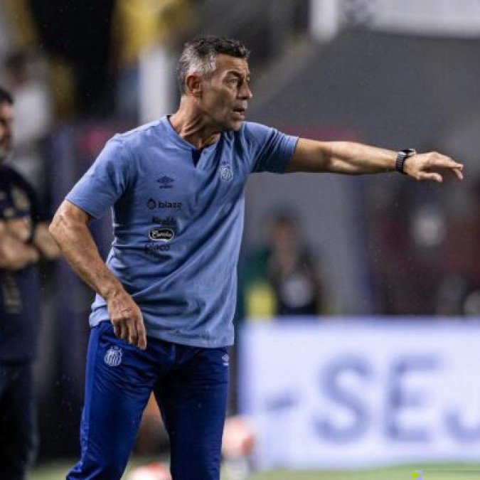 TÉCNICO: PEDRO CAIXINHA  - O seu time fez um bom papel, anulando as investidas ofensivas do Palmeiras. Mas não deu para entender o motivo de tirar Lucas Braga (que entrou durante o primeiro tempo) e substituí-lo por Rincón. NOTA 6,0. Foto:  Raul Baretta/ Santos FC