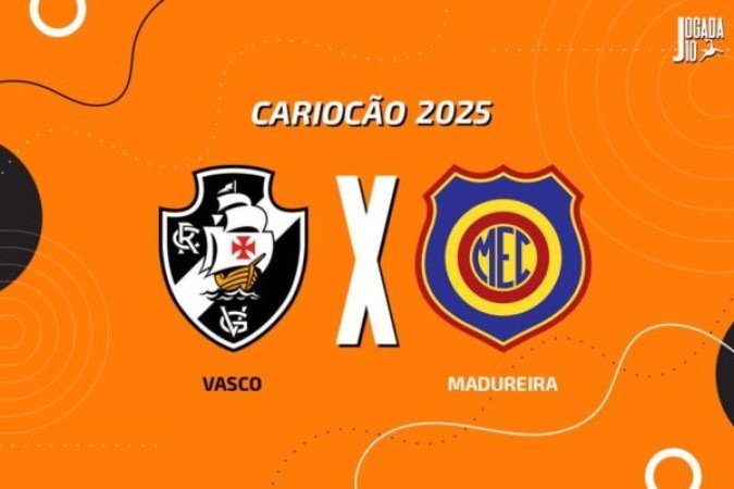 Vasco e Madureira se enfrentam em mais um duelo pelo Cariocaão. Mas este jogo rola em Manaus - (crédito: Foto: Arte Jogada10) Vasco e Madureira se enfrentam em mais um duelo pelo Cariocaão. Mas este jogo rola em Manaus - (crédito: Foto: Arte Jogada10)