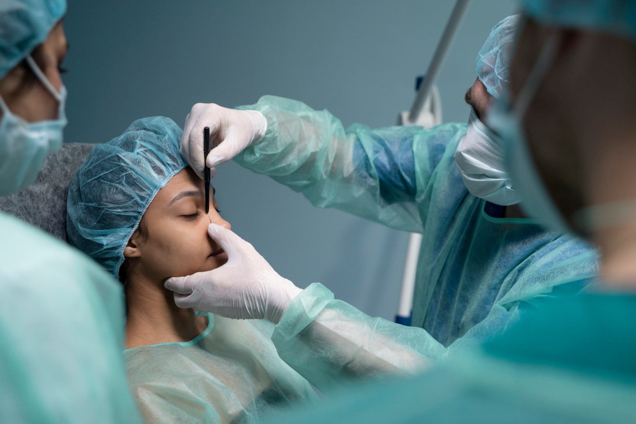 Rinoplastia auxilia em condições de saúde respiratória 
