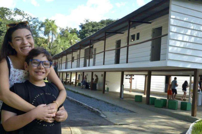 Os irmãos Amanda Falcão e Caio Falcão saíram de Campina Grande, na Paraíba para conhecer o museu