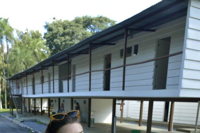 Os irmãos Amanda Falcão e Caio Falcão saíram de Campina Grande, na Paraíba para conhecer o museu 