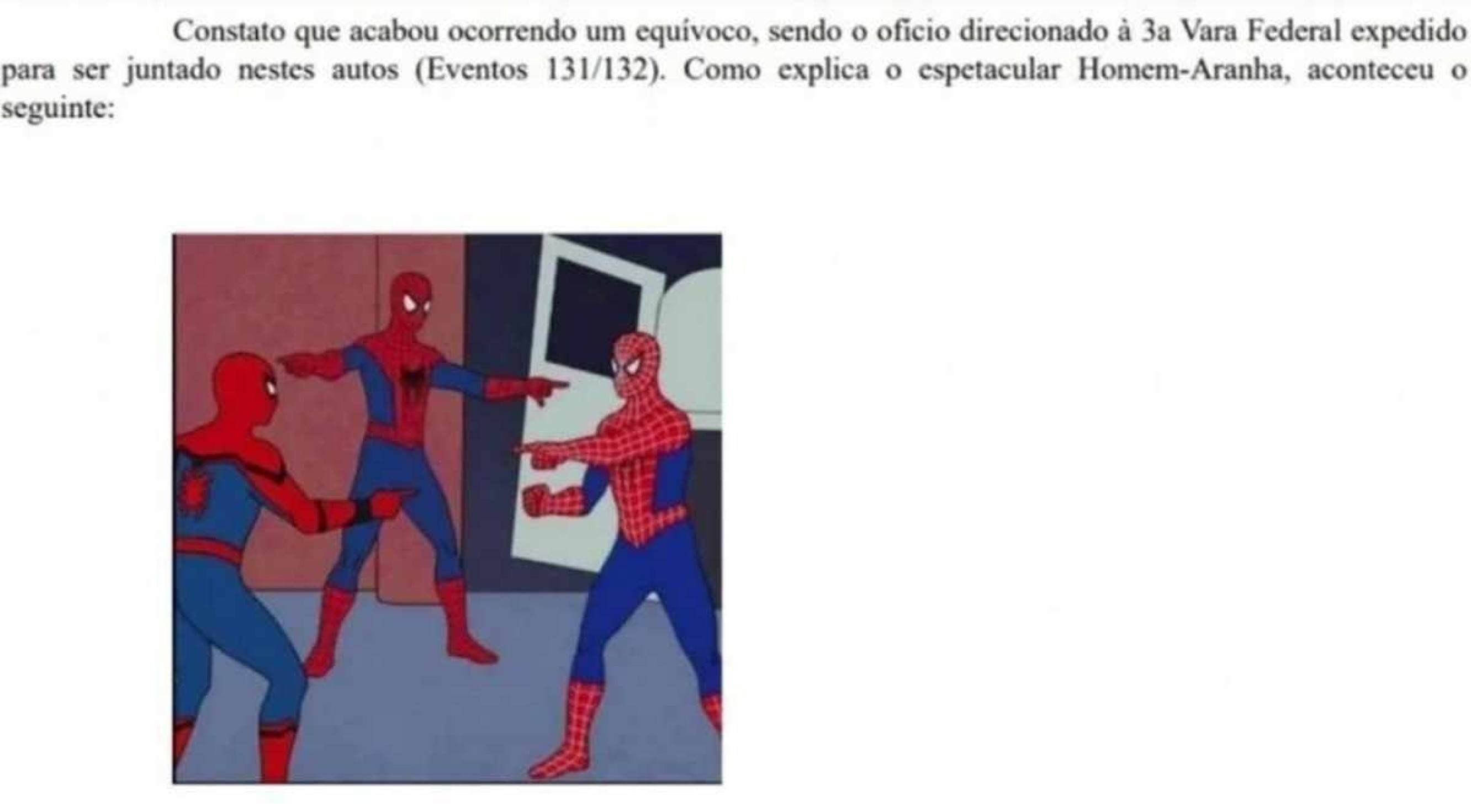 Juíza usa meme do Homem-Aranha em decisão; magistrados são repreendidos