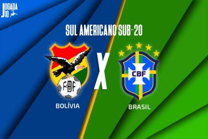 Bolívia e Brasil buscam a primeira vitória no Sul-Americano sub-20 -  (crédito: Foto: Arte/Jogada10)